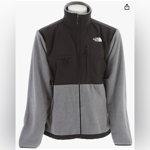 The North Face Other - The North Face Men’s Denali Polartek Grey and Black Fleece Jacket |Size Large